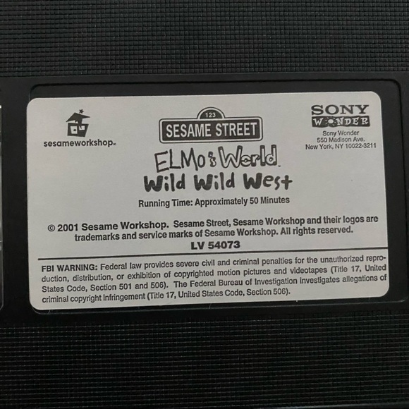 ELMOPALOOZA!!! Vintage VHS Lot of 4 Tapes Elmo Sesame Street and Winnie  Pooh - Picture 6 of 10